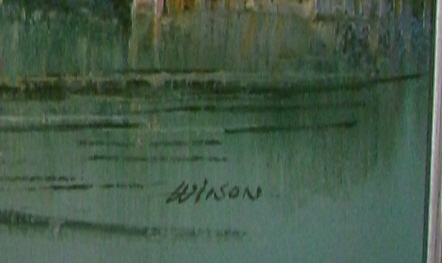 Impressionist Painting signed Wilson or Winson?