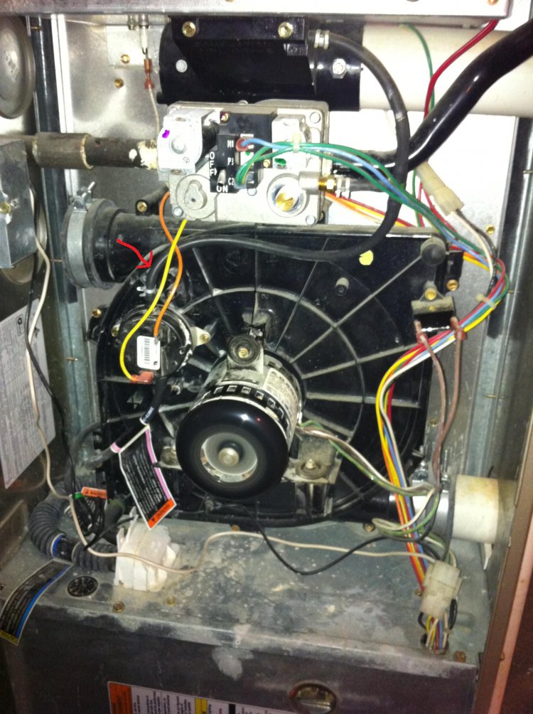 Carrier Gas Furnace, Pressure Switch Problems (Model 58MCA) CODE 31