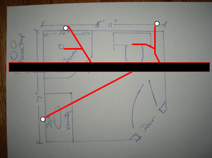 I need a riser diagram for an under slab bathroom bathroom plumbing diagrams 