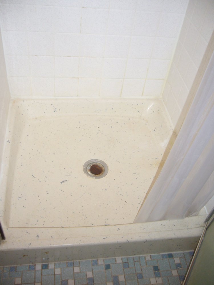 Fiberglass Shower Pan drain leek