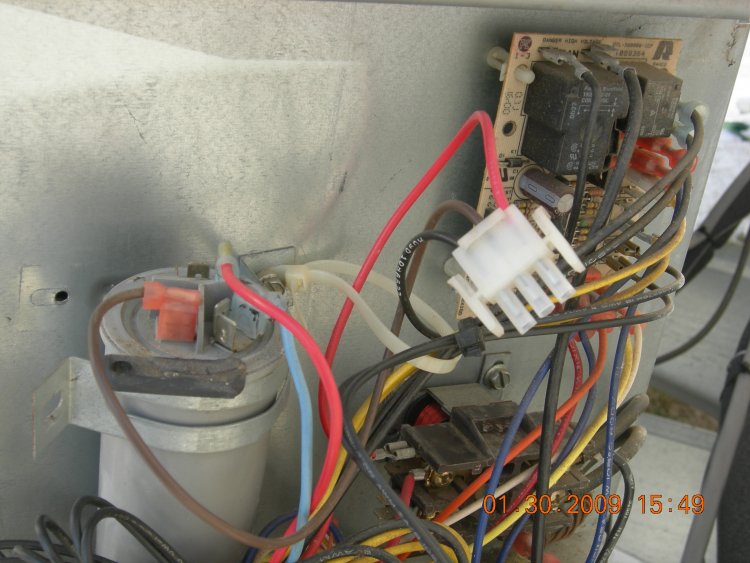 How do I wire up a new condenser fan motor