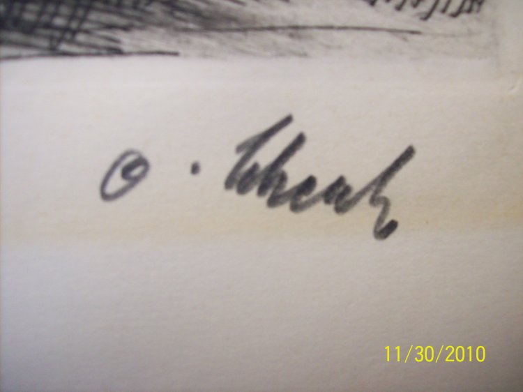 German Lithograph/Etching/Engraving Artist ID?