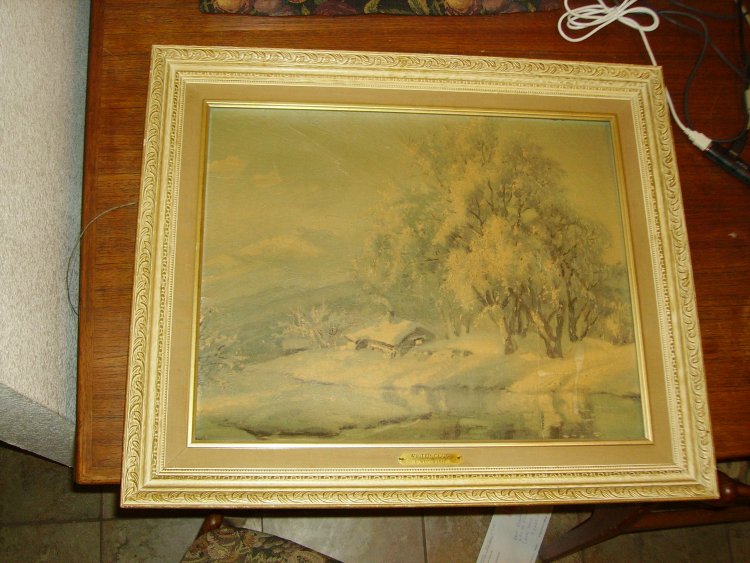 Is my C. Westchiloff painting authentic?