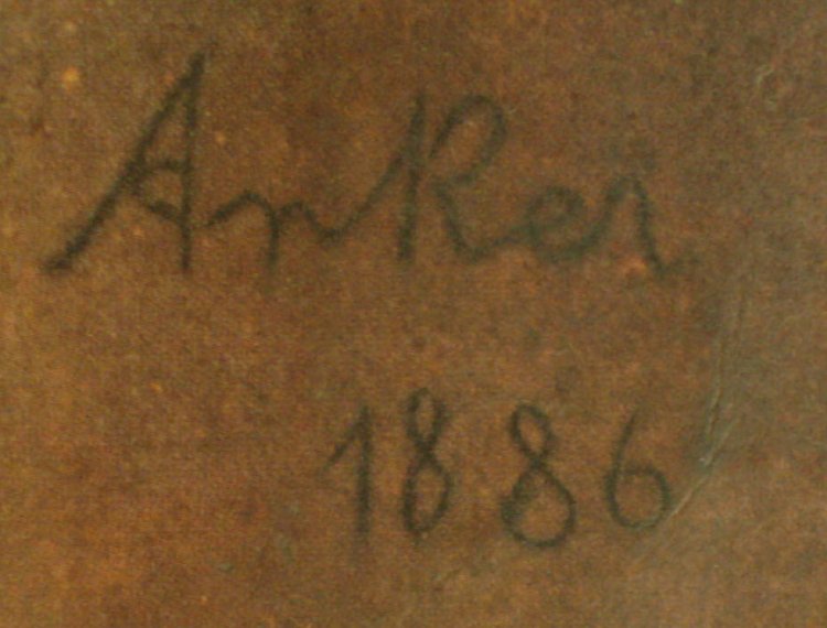 Painting signature identification