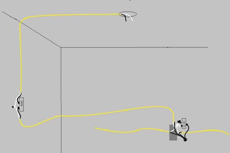 connecting a light from a receptacle connecting a light from a receptacle