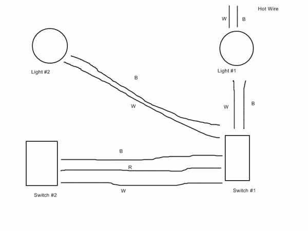 3-way switch with two lights