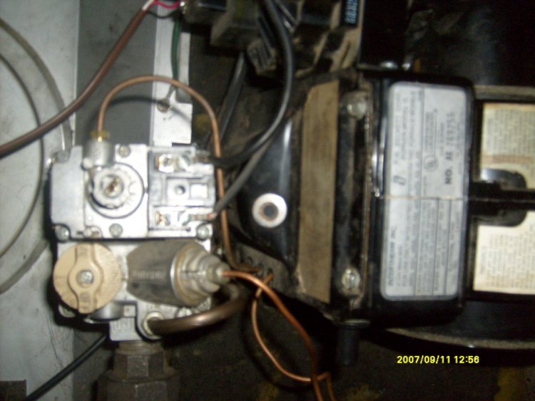 Pilot light on intertherm furnace model g