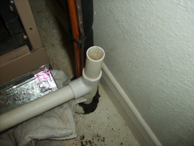 How to blow out ac drain