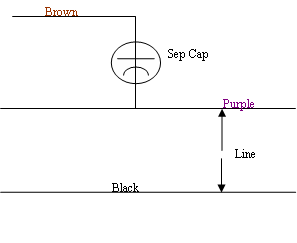 New condenser fan motor wiring