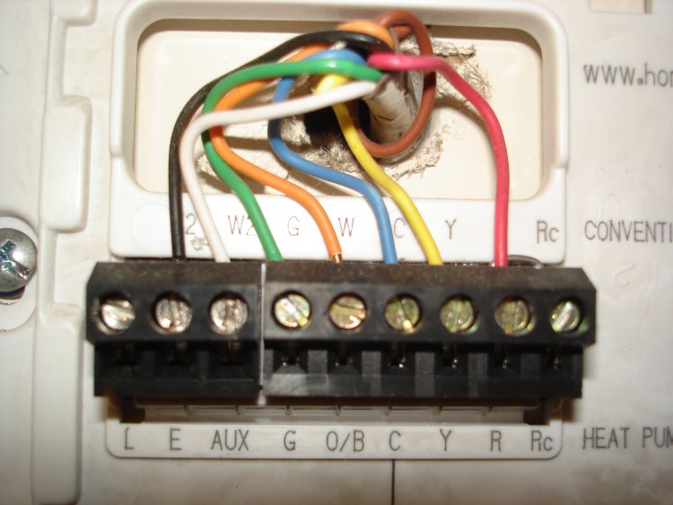 Colors from old thermostat do not match directions on new one wire diagram for dummies 