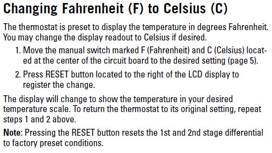 Chase maple thermostat