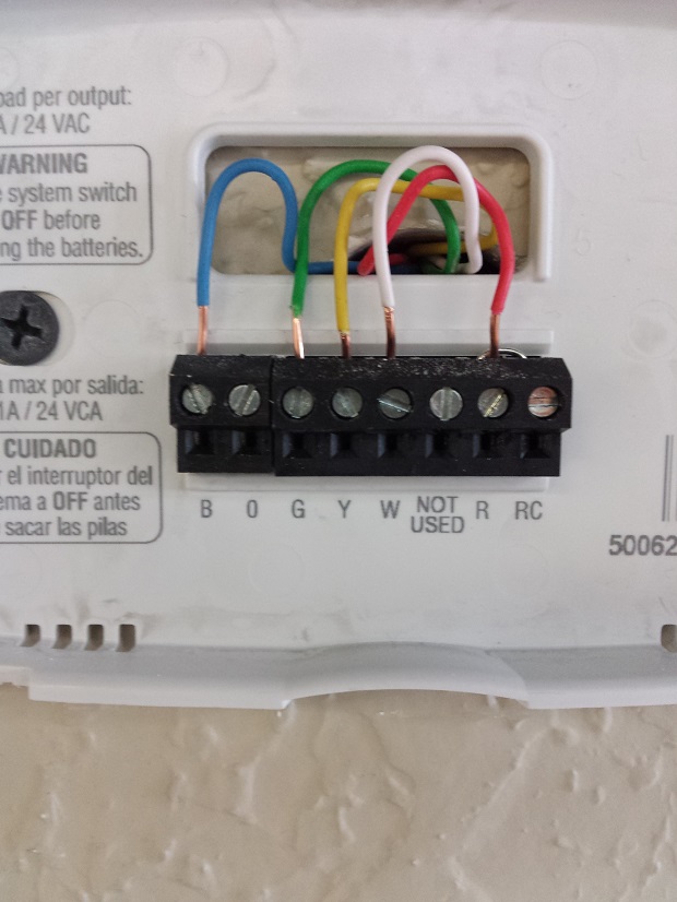 New Honeywell thermostat wiring help w/ Picture