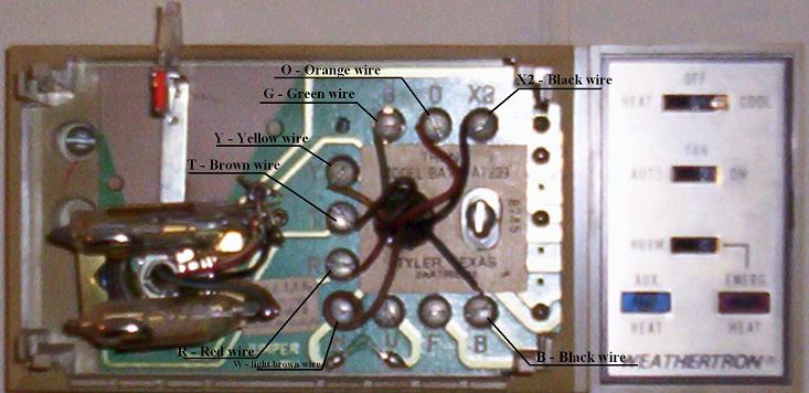 Choosing a thermostat wiring diagram for weathertron thermostat 