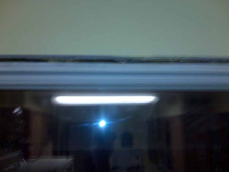 Drywall around window