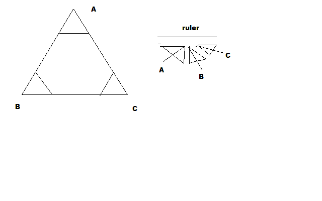 Proof of a theory about angles of triangle