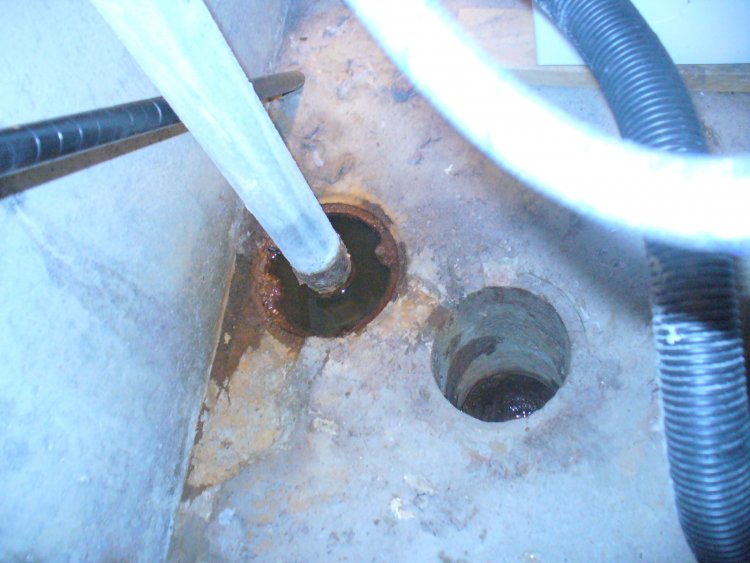 Replacing galvanized steel drain pipe