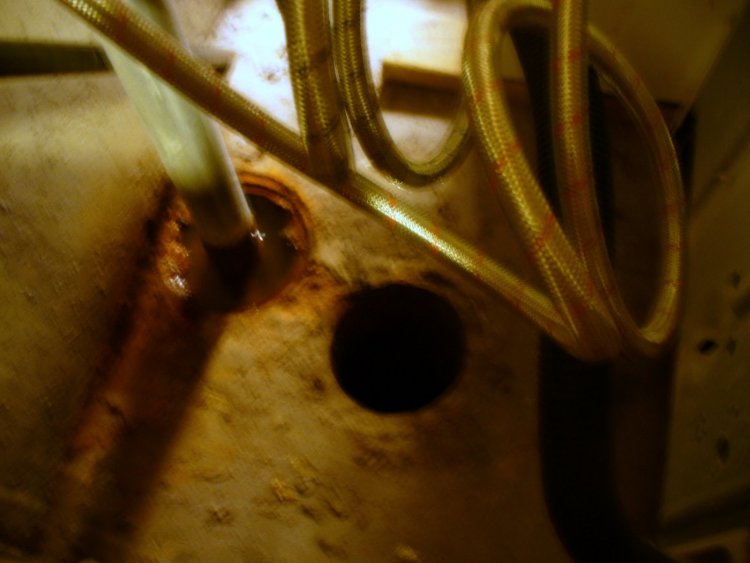 Replacing galvanized steel drain pipe