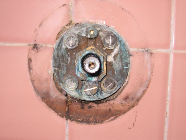1948 Original Shower Stall Leaking in basement