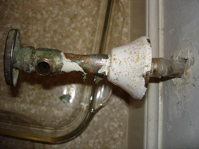 replacing a bathroom sink shut off valve