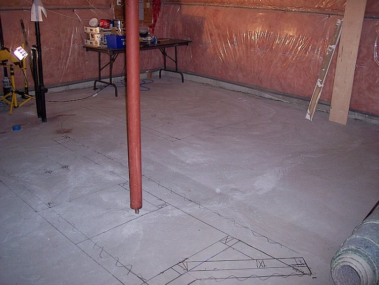 Wet venting layout - basement bathroom rough in