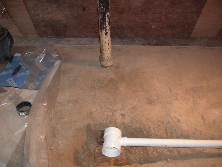 How to vent after connecting PVC to cast iron sewer main?