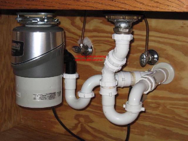 Picture Diagram Of Double Sink Plumbing With Garbage Disposal