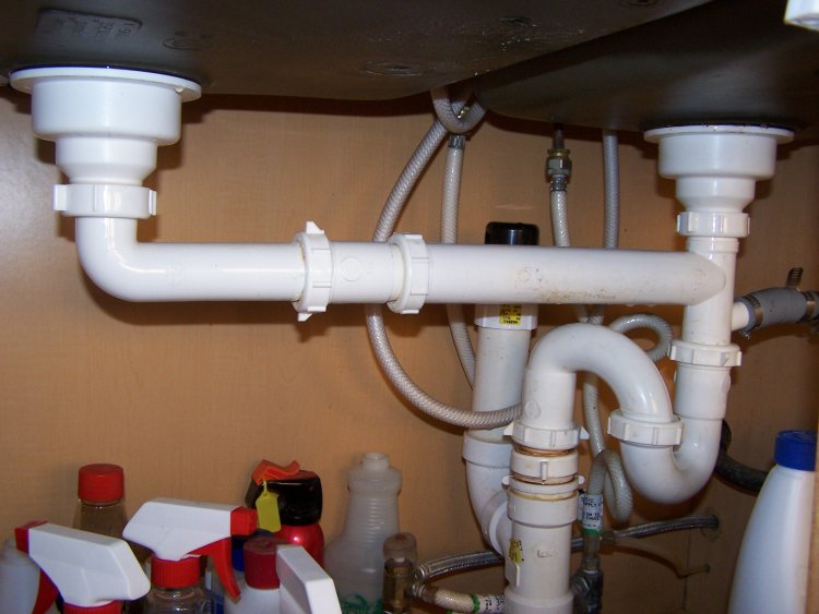 installing cheater vent at kitchen sink