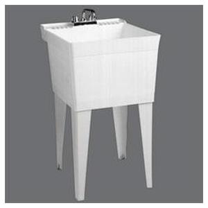 How do I install a laundry tub?