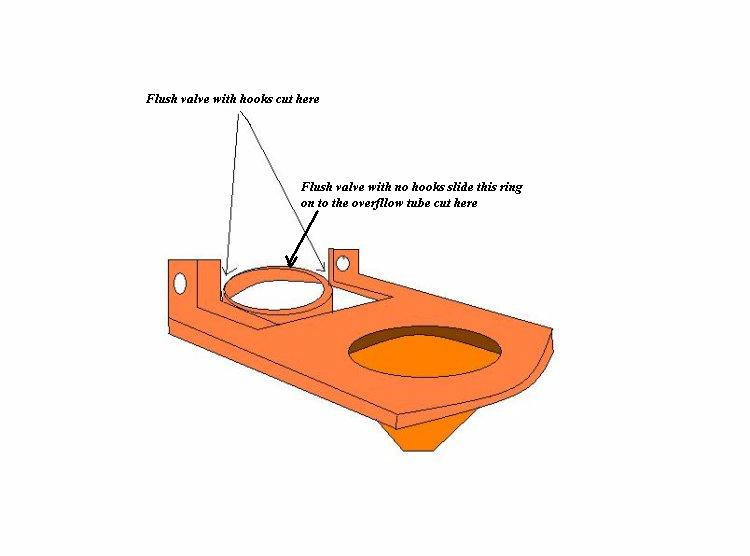 Old toilet flapper doesn't stay up