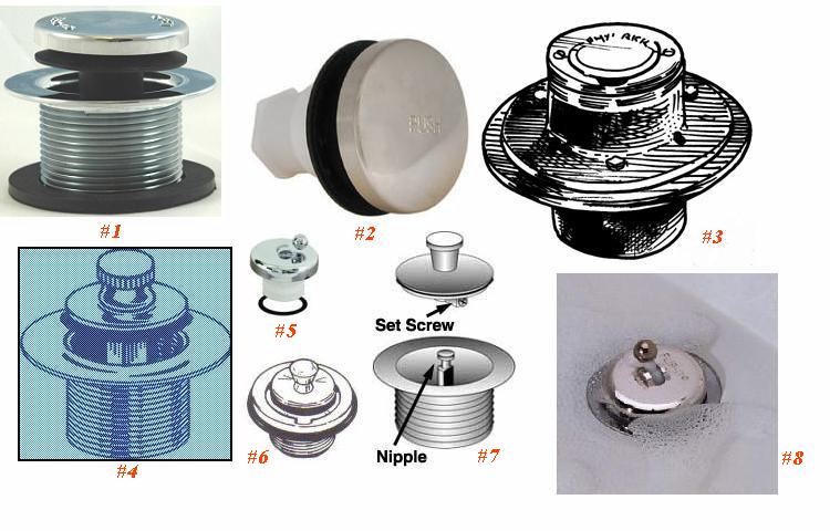 How Do I Reassemble Tub A Push N Lock Drain Attached Images