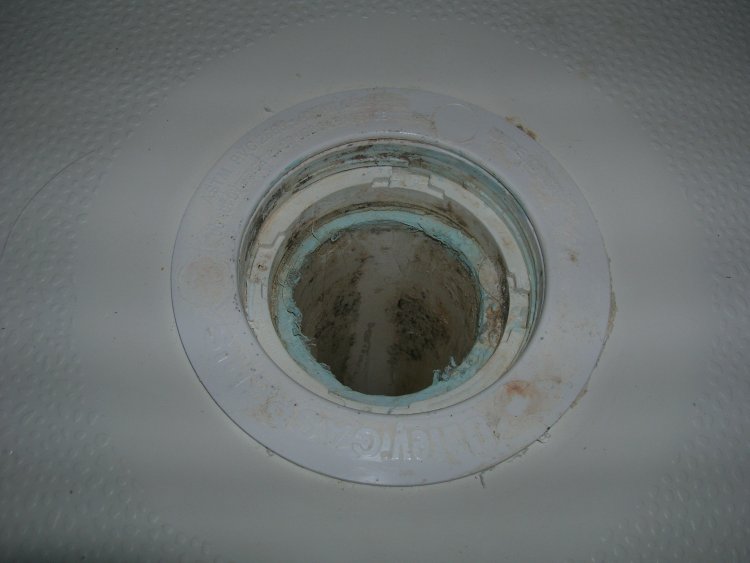 Removing Compression Nut of Shower Drain