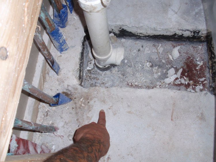 Tub Plumbing Rough In Question Attached Images