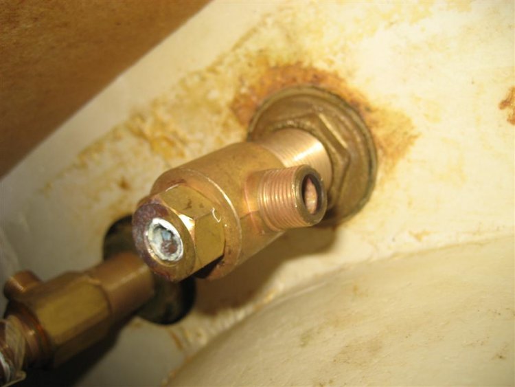 Bathroom Sink Leak on Stopped Rod