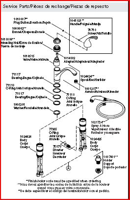 Kohler Forte Kitchen Faucet Parts Diagram Kohler Forte Kitchen Faucet Parts Diagram