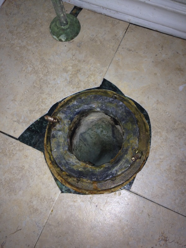 Cast iron flange replace??
