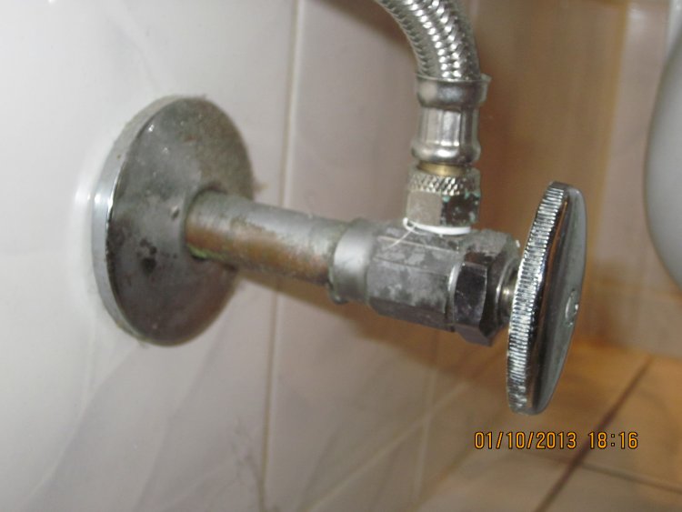 Leaky angle valves