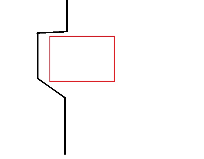 Can I move a vent stack ofr and back at 45 degree angles or must it