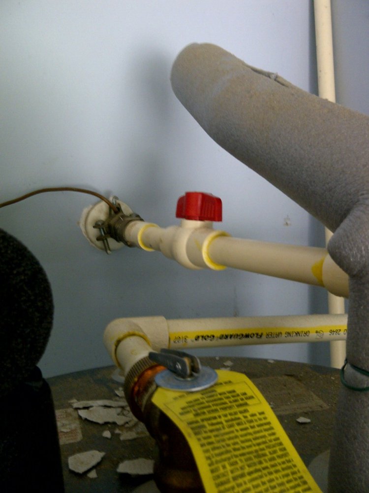 What is the 1/2 inch copper drain pipe coming from my slab outside my home?