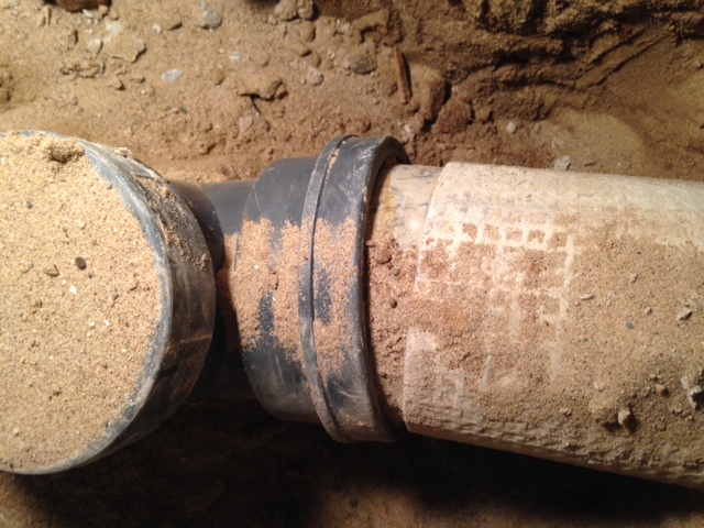 What is the best way to remove transite drain pipe?
