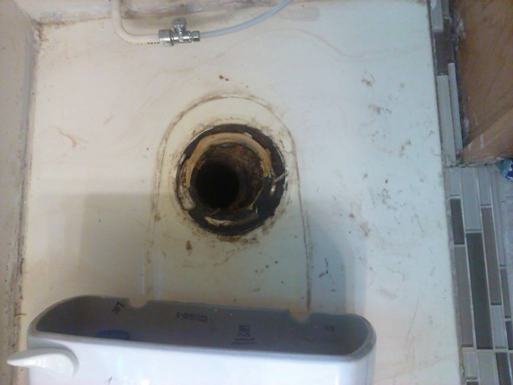 Toilet Flange Rusted Away toilet repair