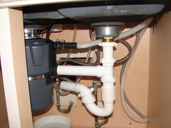 New double sink, disposal, dishwasher - old drain pipe location too high?