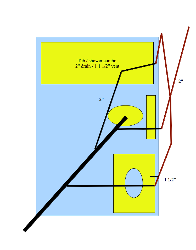 Tub Shower Combo Plumbing Diagram