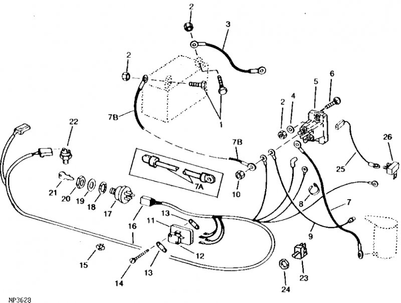 John Deere 111 Mower Belt Diagram.