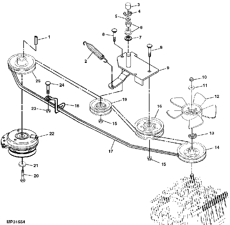 John deere LX 280 troubleshooting John Deere Lx280 Drive Belt Diagram