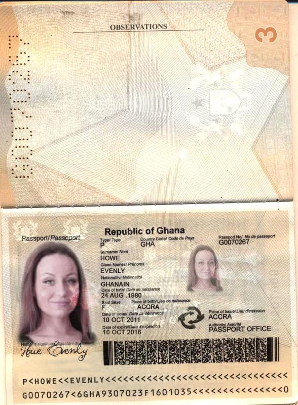 How do I tell if a Ghana passport is real